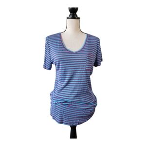 💕Hayden Striped Blue and Purple Women's Top